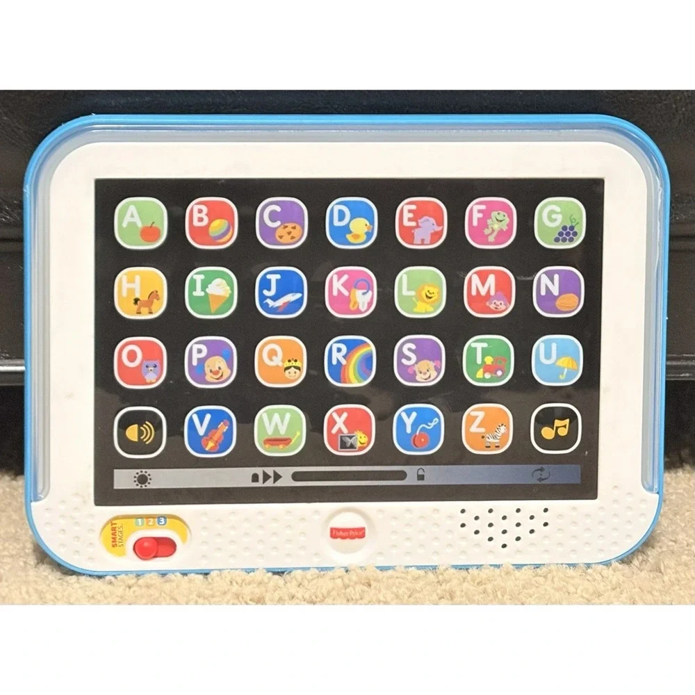 Fisher-Price Laugh & Learn Smart Stages Tablet Lights Sounds Music Learning RARE